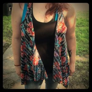 Floral shawl